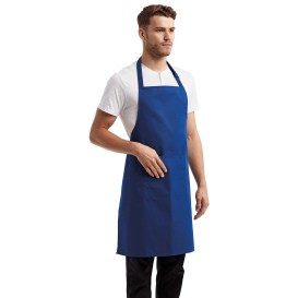 Reprime RP154 Unisex Colours Sustainable Pocket Bib Apron - Royal