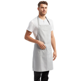 Reprime RP154 Unisex Colours Sustainable Pocket Bib Apron - Silver
