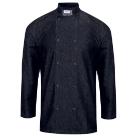 Reprime RP660 Unisex Denim Chef\'s Jacket - Black Denim