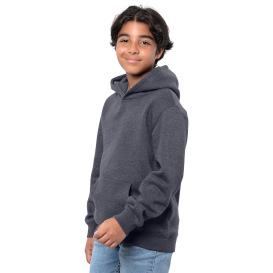Threadfast T2000B Epic Youth Fleece Pullover Hooded Sweatshirt - Heather Dark Grey