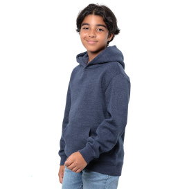 Threadfast T2000B Epic Youth Fleece Pullover Hooded Sweatshirt - Heather Navy