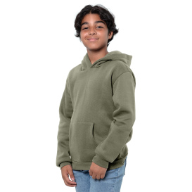 Threadfast T2000B Epic Youth Fleece Pullover Hooded Sweatshirt - Military Green