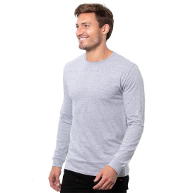 Threadfast T3000 Epic Unisex Long Sleeve T-Shirt - Heather Grey