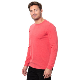 Threadfast T3001 Epic Unisex CVC Long Sleeve T-Shirt - Heather Red