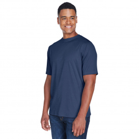 Team 365 TT11H Men\'s Sonic Heather Performance T-Shirt -Sport Dark Navy Heather