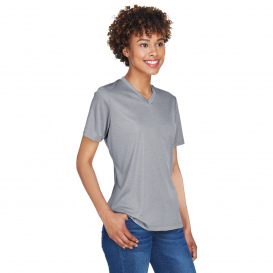 Team 365 TT11HW Ladies Sonic Heather Performance T-Shirt - Athletic Heather