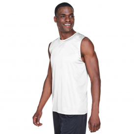 Team 365 TT11M Men\'s Zone Performance Muscle T-Shirt - White