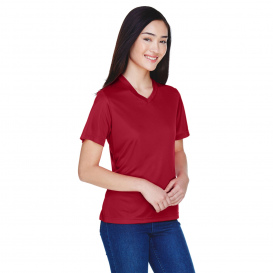 Team 365 TT11W Ladies Zone Performance T-Shirt - Sport Scarlet Red