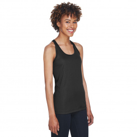 Team 365 TT11WRC Ladies Zone Performance Racerback Tank - Black