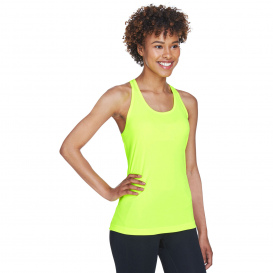 Team 365 TT11WRC Ladies Zone Performance Racerback Tank - Safety Yellow