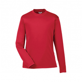 Team 365 TT11YL Youth Zone Performance Long Sleeve T-Shirt - Sport Red