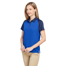 Team 365 TT21CW Ladies Command Snag Protection Colorblock Polo - Sport Royal/Sport Dark Navy