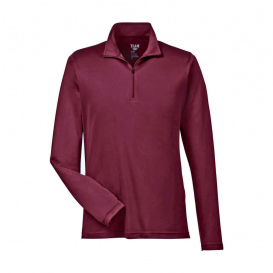 Team 365 TT31 Men\'s Zone Performance Quarter-Zip - Sport Maroon