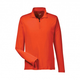 Team 365 TT31 Men\'s Zone Performance Quarter-Zip - Sport Orange