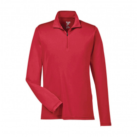 Team 365 TT31 Men's Zone Performance Quarter-Zip - Sport Red
