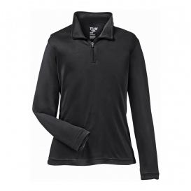 Team 365 TT31Y Youth Zone Performance Quarter-Zip - Black