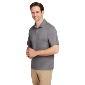 Team 365 TT51H Men\'s Zone Sonic Heather Performance Polo - Dark Grey Heather