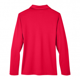 Team 365 TT51LW Ladies Zone Performance Long Sleeve Polo - Sport Red