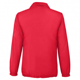 Team 365 TT75 Adult Zone Protect Coaches Jacket - Sport Red