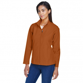 Team 365 TT80W Ladies Leader Soft Shell Jacket - Sport Burnt Orange