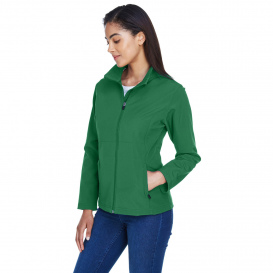 Team 365 TT80W Ladies Leader Soft Shell Jacket - Sport Dark Green