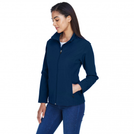 Team 365 TT80W Ladies Leader Soft Shell Jacket - Sport Dark Navy