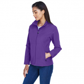 Team 365 TT80W Ladies Leader Soft Shell Jacket - Sport Purple