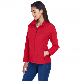 Team 365 TT80W Ladies Leader Soft Shell Jacket - Sport Red