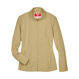 Team 365 TT80W Ladies Leader Soft Shell Jacket - Sport Vegas Gold