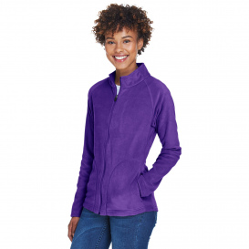 Team 365 TT90W Ladies Campus Microfleece Jacket - Sport Purple