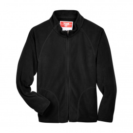 Team 365 TT90Y Youth Campus Microfleece Jacket - Black