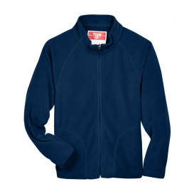 Team 365 TT90Y Youth Campus Microfleece Jacket - Sport Dark Navy