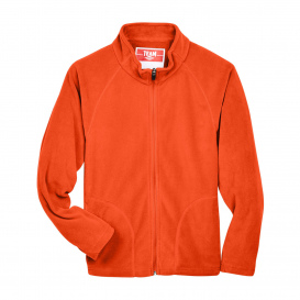 Team 365 TT90Y Youth Campus Microfleece Jacket - Sport Orange