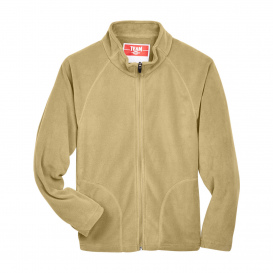 Team 365 TT90Y Youth Campus Microfleece Jacket - Sport Vegas Gold