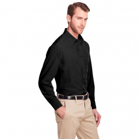 UltraClub UC500 Men\'s Bradley Performance Woven Shirt - Black