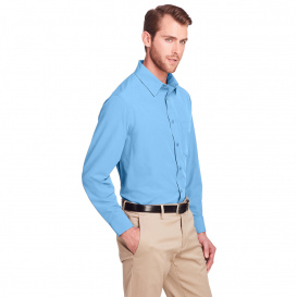 UltraClub UC500 Men\'s Bradley Performance Woven Shirt - Columbia Blue