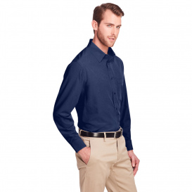 UltraClub UC500 Men\'s Bradley Performance Woven Shirt - Navy