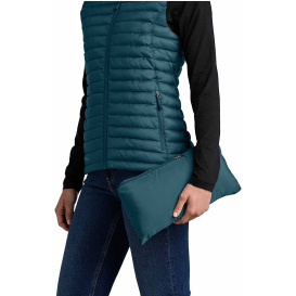 Eddie Bauer EB515 Ladies Packable Quilted Full-Zip - Adriatic Blue