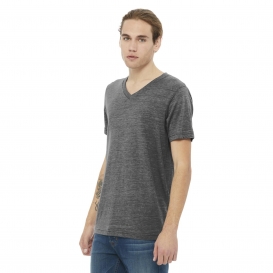Bella + Canvas BC3005 Unisex Jersey Short Sleeve V-Neck Tee - Asphalt Slub