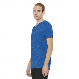 Bella + Canvas BC3005 Unisex Jersey Short Sleeve V-Neck Tee - True Royal Marble
