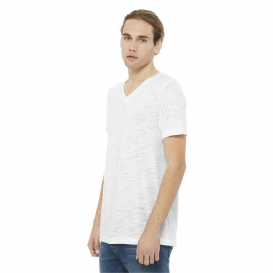 Bella + Canvas BC3005 Unisex Jersey Short Sleeve V-Neck Tee - White Slub