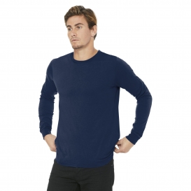 Bella + Canvas BC3501 Unisex Jersey Long Sleeve Tee - Navy