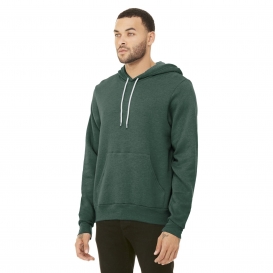 Bella + Canvas BC3719 Unisex Sponge Fleece Pullover Hoodie - Heather Forest