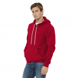 Bella + Canvas BC3719 Unisex Sponge Fleece Pullover Hoodie - Red