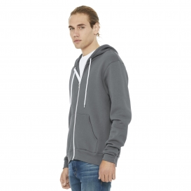 Bella + Canvas BC3739 Unisex Sponge Fleece Full-Zip Hoodie - Storm