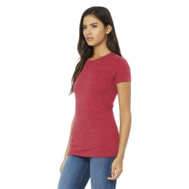 Bella + Canvas BC6004 Women\'s The Favorite Tee - Heather Red