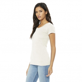 Bella + Canvas BC8413 Women\'s Triblend Short Sleeve Tee - Oatmeal Triblend