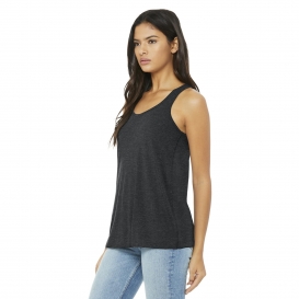 Bella + Canvas BC8800 Women\'s Flowy Racerback Tank - Dark Grey Heather