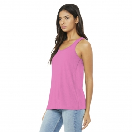 Bella + Canvas BC8800 Women's Flowy Racerback Tank - Neon Pink | Full ...