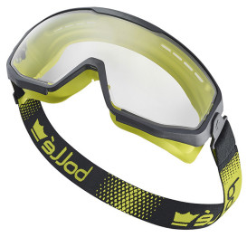 Bolle SPECN10W Spectrum Safety Goggles - Vented Black/Yellow Frame - Clear CSP Platinum Anti-Fog Lens